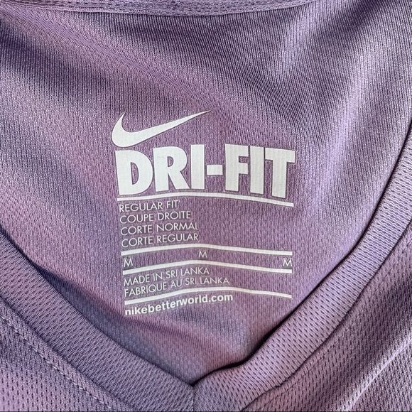 Nike Tennis Women’s Dri-Fit V Neck T Shirt - Picture 5 of 7